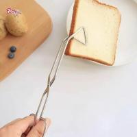 Prettyia สแตนเลสที่คีบอาหารที่คีบย่างบาร์บีคิว Nonstick สำหรับย่างปิกนิกปีนเขา