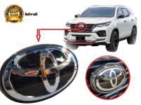 ป้ายโลโก้ TOYOTA สำหรับติดกระจังหน้า New Fortuner REVO เคลือบแก้วสีดำขนาด 19.0X13.0 cm**ด้านหลังมีขายึดตัวมาตราฐานติดตั้งได้ แน่นอน**จัดส่งเร็ว จบในร้านเดียว**จัดส่งไว