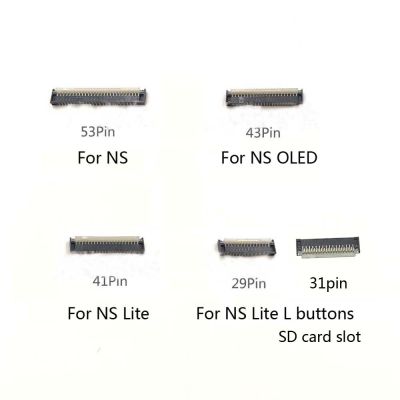 Replacement For SWITCH  NS Lite oled MotherBoard LCD Display Screen Flex Cable Clip L buttons SD card Ribbon Connector Socket Replacement Parts