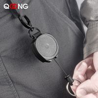 ┅ஐ✧ 70CM Multifunctional Roll Retractable Keychain Bag Recoil ID Card Holder Keyring Key Chain Kevlar Fibre Rope Key Ring H45