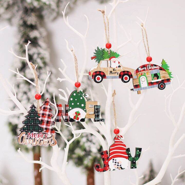 12-pieces-christmas-wooden-hanging-ornaments-red-car-truck-santa-claus-tree-house-wooden-hanging-craft-for-decoration