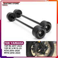 【hot】 2023 Front Rear Axle Fork Sliders YAMAHA MT10 FZ10 YZF R1M R1S R6 Motorcycle Protector Hub Anti-Collision