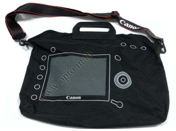 canon-b1-dslr-camera-bag-gift-กระเป๋าใส่ของแคนนอน-เป็นถุงผ้าจุของได้เยอะ