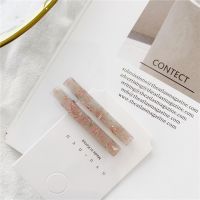 Korean Japanese Geometric Beauty Simple Glitter Hairpins Ins Acetic Acid Bangs Clip Hairclips Side Clip