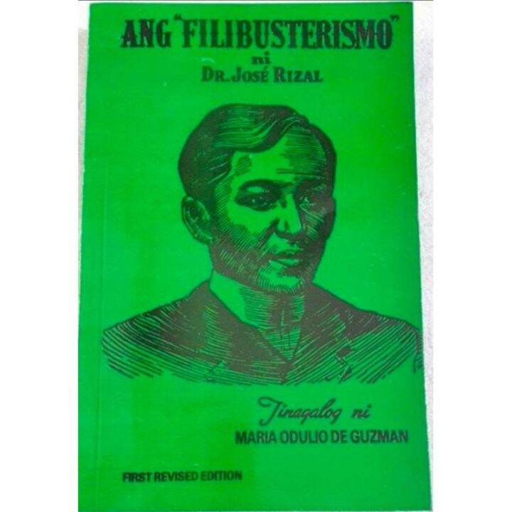 ANG 'FILIBUSTERISMO Ni Dr.Jose RIZAL By Guzman | Lazada PH