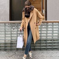 [กรอกโค้ด SPDAUG2 ลดเพิ่ม!! ](พร้อมส่ง!) Basic wool coat โค้ทเกาหลี ผ้าวูล ทรงoversize กระดุม 4 เม็ด ทรงเรียบสวย