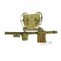 WWII WW2 US ARMY M1936 HIGH QUALITY MILITARY SOLIDER GEAR COMBAT WEBBING CANVAS SET M36 MUSETTE FIELD EQUIPMENT WAR REENACTMENTS