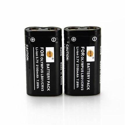 DSTE Kit 2 Batterie CR-V3 + Caricabatterie Per Olympus, Kodak, Canon E Altre Fotocamere