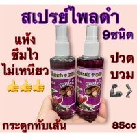 สเปรย์ไพลดำ ขนาด 85cc บรรเทาอาการปวดเมื่อย กลิ่นหอม ซึมไว ไม่เหนียว