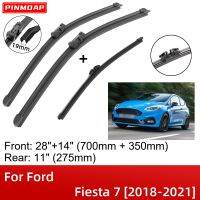 สำหรับ Ford Fiesta 7 2018-2021 28 "+ 14" + 11 "แปรงใบที่ปัดน้ำฝนด้านหลังหน้าใบมีดอะไหล่2017 2018 2019 2021 2020