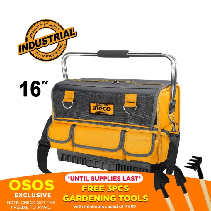 Ingco Original Industrial Tool Box Bag Organizer Storage 16 inches