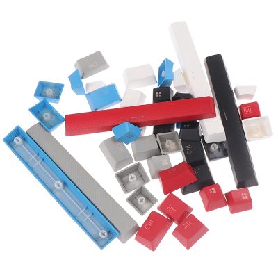 1 Set Black/White/Red/Blue/Gray PBT Keycaps For Corsair K65 K70 K95 Logitech G710 Gaming Keyboard Key Caps