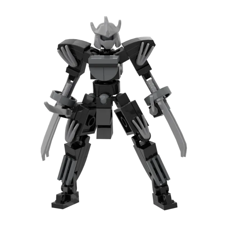 74Pcs Robot Warrior Building Blocks Toys For Children Armor Anime