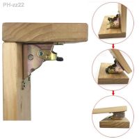 90 Degree Self-Lock Foldable Hinges Stable Self-locking Hinge Home Hardware 4Pcs Folding Hinge Table Leg Brackets