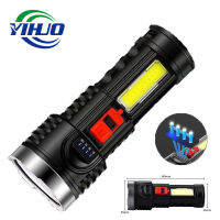 New Outdoor Portable Power Torch Usb Rechargeable Osl Highlight Mobile Cob Power Led Flashlight-CHN