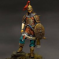 1/24 Mongol Warrior Resin Model figure GK Unassembled and unpainted kit