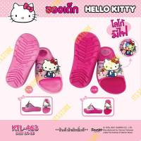 ?พร้อมส่ง?Sanrio Hello Kitty แท้?%  รุ่น KTL-493 รองเท้าเด็กผู้หญิง รองเท้าแตะ คิตตี้ มีไฟ ไซส์ 30-35