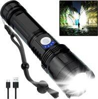 250000 Lumens Waterproof Super Bright 5 Modes Powerful LED Flashlights for Emergencies, Hiking