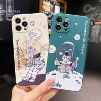 ❍❐ↂ เคสมือถือ ซิลิโคน เคส Samsung A52 A32 A72 A12 A02S A50 A10S J7 Prime A51 J2 Prime A10 A125 A30 A50S A30S A20 M40S M10 M10S A205 M02S A025 F02S A305 Grand Prime Plus VIVO Y51 Y31 Y72 Y12 Realme C15 C12 Soft Case Moon Astronaut Design