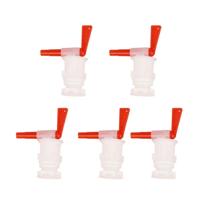 5 Pack Plastic Bottling Bucket Spigot Tap Faucet for Homebrew Wine