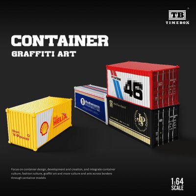 Moreart 1:64 Car Model Storage Box, Container Model Box, Car Painting Theme Storage Pieces, Good Art And Gifts