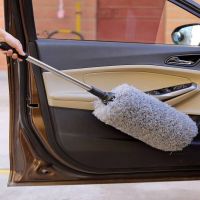 Car Feather Duster Dust Car Brush Car Mop Special Sweeping Dust Cleaning Artifact Household No Hair Loss