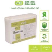 Khăn giấy rút Calla Horeca khổ 10x20cm loại vân dai, không mủn