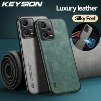 เคสหนังสุดหรู KEYSION สำหรับ Redmi Note 12 Pro 5G ด้านหลังโทรศัพท์ซิลิโคนกันกระแทกที่ครอบสำหรับ Xiaomi Redmi Note 12 4G 12 Pro + 5G