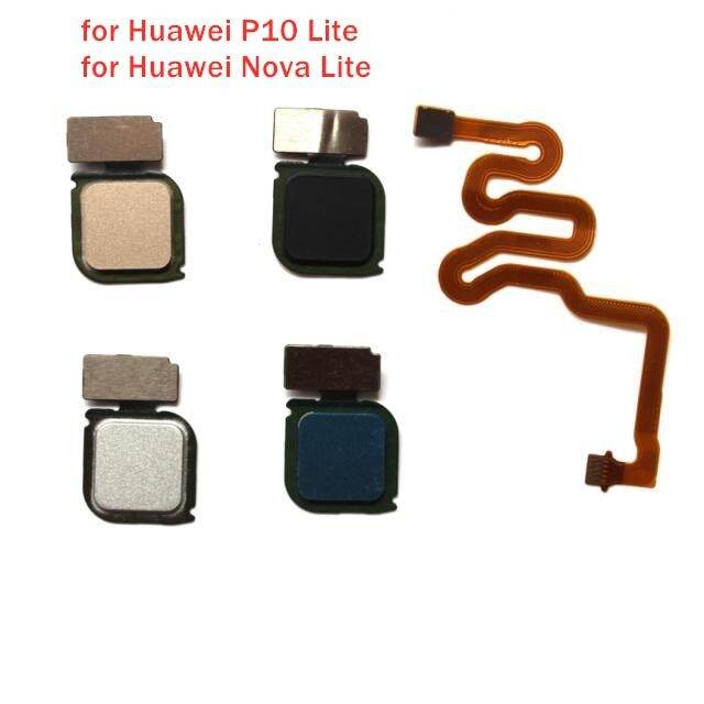 หัวต่อเครื่องสแกนลายนิ้วมือสำหรับ-huawei-p10-lite-ปุ่มโฮมสายเคเบิลงอได้กุญแจระบบสัมผัสสำหรับการซ่อมแซมเปลี่ยนอะไหล่ทดสอบ-qc