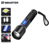 Strong Lighting P70 Flashlight Aluminum Alloy USB Rechargeable 1500LM Torch Super Bright Outdoor Camping Waterproof Flashlight Rechargeable  Flashligh