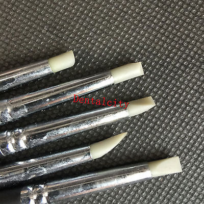 5Pcs Dental Adhesive Composite Resin Cement Porcelain Tooth Shaping Silicone Pen