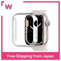 เคส Apple ที่เข้ากันได้กับ Miimall Series8/7 45Mm,2021รุ่นใหม่] นาฬิกา Apple ขนาด45Mm ฝาครอบป้องกัน PC วัสดุอัลตร้าน้ำหนักเบาการดูดซับแรงกระแทกง่ายต่อการติดตั้งป้องกันรอยขีดข่วน Apple 7เคส (สีเงิน45มม.)