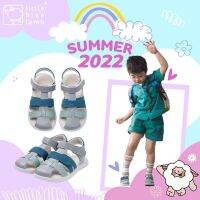 summer2022 รองเท้าเด็ก 2-6 ปี (OGB225136-BU) ลำลองสีเทา คุณหมอแนะนำ ลำลองเด็กผช ลำลองเด็กผญ กันลื่น