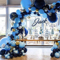 Navy Blue Balloon Garland Arch Kit Confetti Ballons For Garden Wedding Birthday Christmas Party Macaron Balloons Decorations