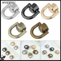 MYIERWU กระเป๋า DIY หัตถกรรมเครื่องหนัง สแน็ปกระเป๋า หัวเข็มขัด ปุ่มสตั๊ด ตัวเชื่อมต่อกระเป๋าถือ หมุดโลหะกระเป๋า หัวเข็มขัด