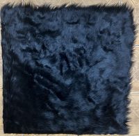 พรมเฟอร์สี่เหลียมสีดำขนสั้น มีหลายขนาด 40-180 ซม พรมขนมิ้ง Black Fur Faux Rug Carpet พรมปูพื้น พรมขนเฟอร์ พรมขนสัตว์เทียม พรม พรมเฟอร์