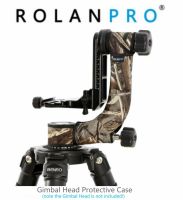 ROLANPRO ปลอกขาตั้งกล้องลายพราง/เคสป้องกันสำหรับ Gitzo Benro เสื้อโค้ทหัววงแหวนสำหรับยึด WH-200วิมเบอร์เลย์เทเลโฟโต้