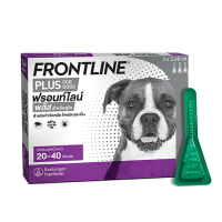 Frontline Plus for dogs 20-40 kg ฟรอนท์ไลน์ พลัส สำหรับสุนัขน้ำหนัก 20-40 กก. 1 หลอด