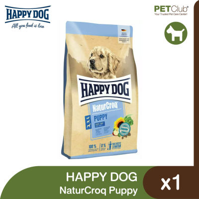 [PETClub] Happy Dog NaturCroq Puppy - อาหารลูกสุนัขเพื่อพัฒนาการของลูกสุนัขในทุกสายพันธุ์ 2 ขนาด [1kg. 4kg.]