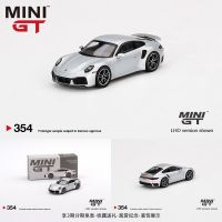 T MINI GT 1:64เทอร์โบ S GT โลหะผสมโมเดลรถยนต์สปอร์ต354 #