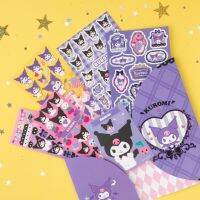 Hello Kitty Sanrio Combination Sticker Storage Book Sticker Sanrio Kuromi Melody Hand Account Material Wholesale