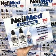 HCMBộ sản phẩm nước muối rửa mũi nước muối sinh lý Neilmed Sinus Rinse 250