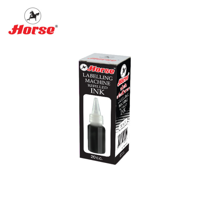 horse-ตราม้า-หมึกเติมเครื่องตีป้ายราคา-20cc