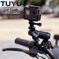 TUYU ตัวยึดกระจกติดที่ใส่อุปกรณ์เสริมสำหรับรถ Gopro Max10 9,ตัวยึดขี่จักรยานกระจกสำหรับ Insta360หนึ่ง Xrs DJI กล้อง Action2