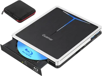 PHIXERO External CD DVD Drive, USB 3.0 Type-C DVD Player, Portable CD DVD  +/-RW Drive for Laptop or Desktop, Compatible with Windows XP/7/8/10, Mac