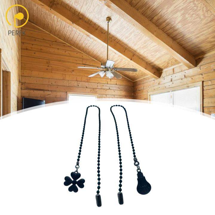 thumbnail image 2 of 6-Pack Bronze Ceiling Fan Light Pull Chain Extensions With Beaded Ball Ends 2 of 4
