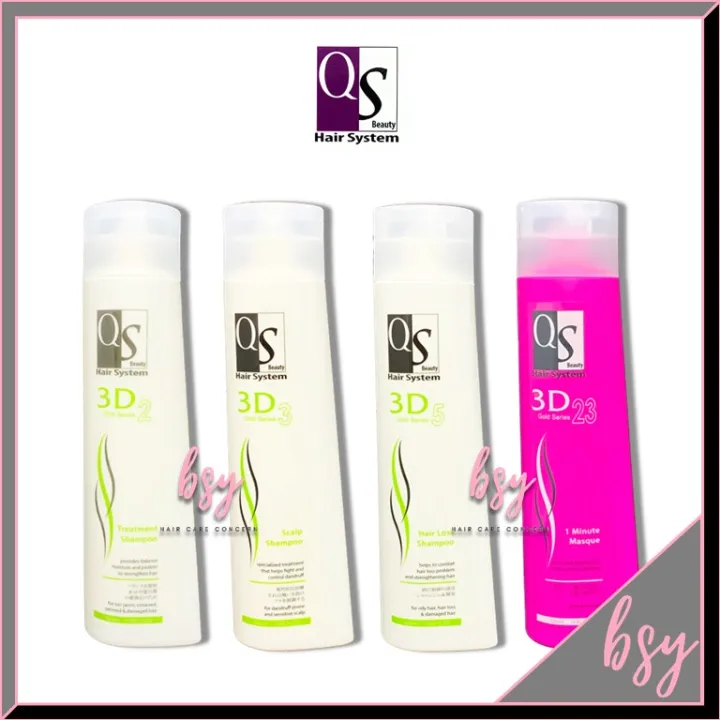 QS Organic Series (Treatment/Scalp Care/Hair Loss) Shampoo & 1 Minute