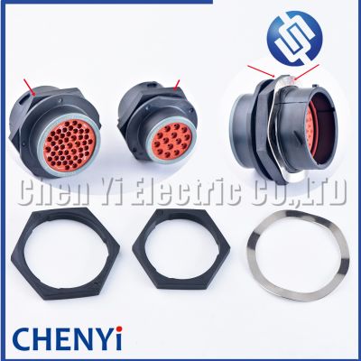 Deutsch Circular connector HDP series fixed nuts grommet pad 2414-001-2486 2411-001-2405 2411-002-1805 For HDP24-24-47PE HDP24 Watering Systems Garden