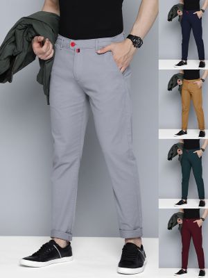 ชุดสูทลำลอง7สีสำหรับธุรกิจกางเกงรัดรูปกางเกงยีนส์ผ้าคอตตอนยืดได้สวมใส่สบายแนวสตรีทสีผู้ชายแฟชั่นใหม่