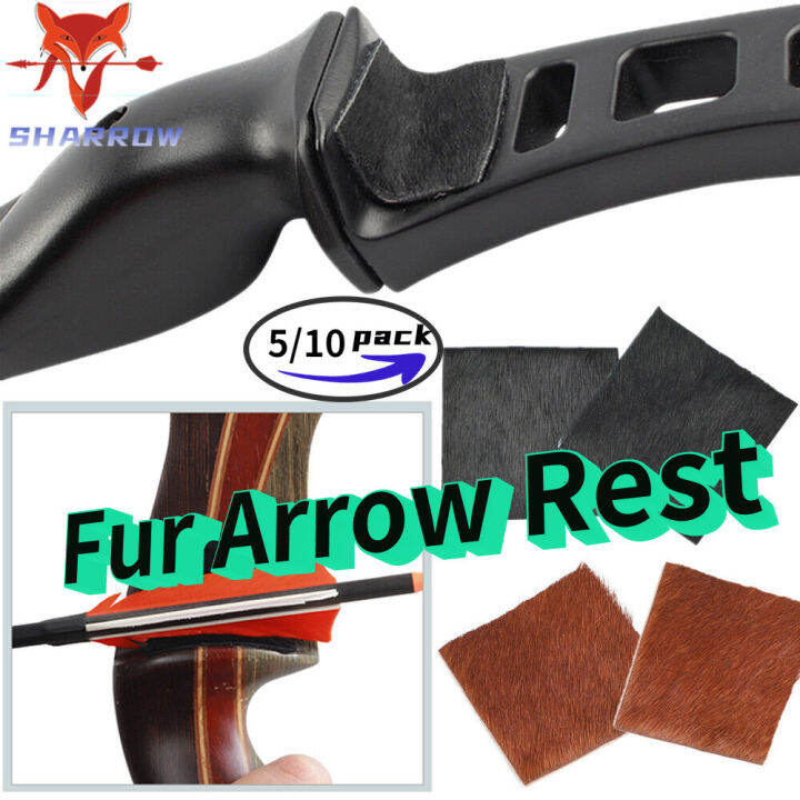 Fur Arrow Rest Adhesive Stick Traditional Recurve Longbow Shooting